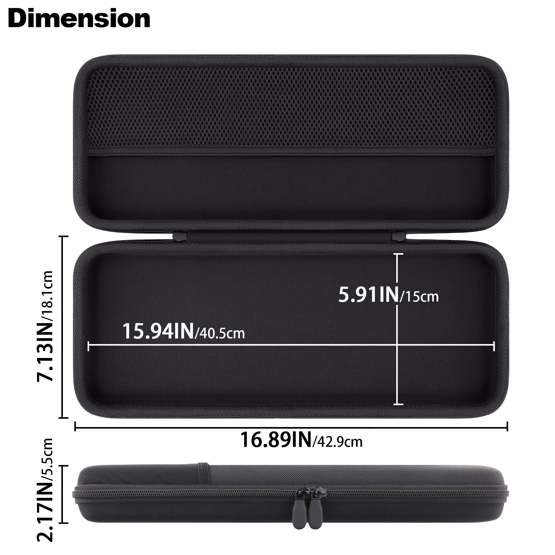 Amazon.com: co2CREA for Logitech Alto Keys K98M Keyboard Carry
